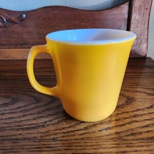 Vintage Yellow Corning Ware Mug
